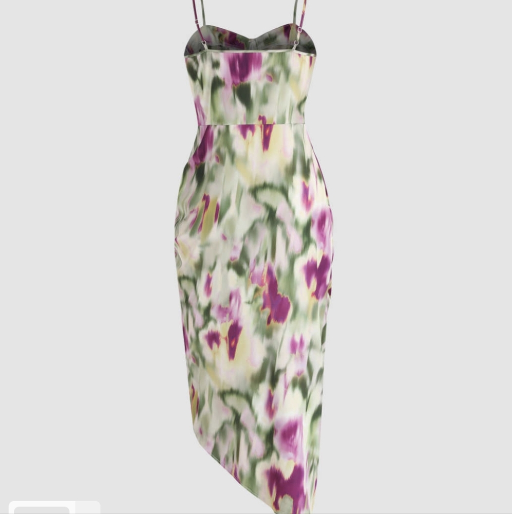 Cider Illusion Ruched Midi Dress NEW Size XL - Picture 10 of 11